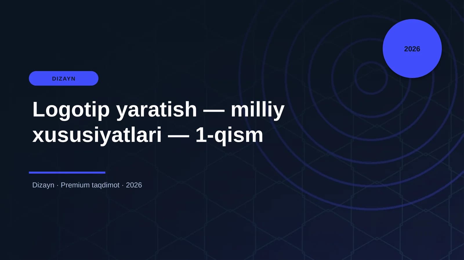 Logotip yaratish — milliy xususiyatlari — 1-qism