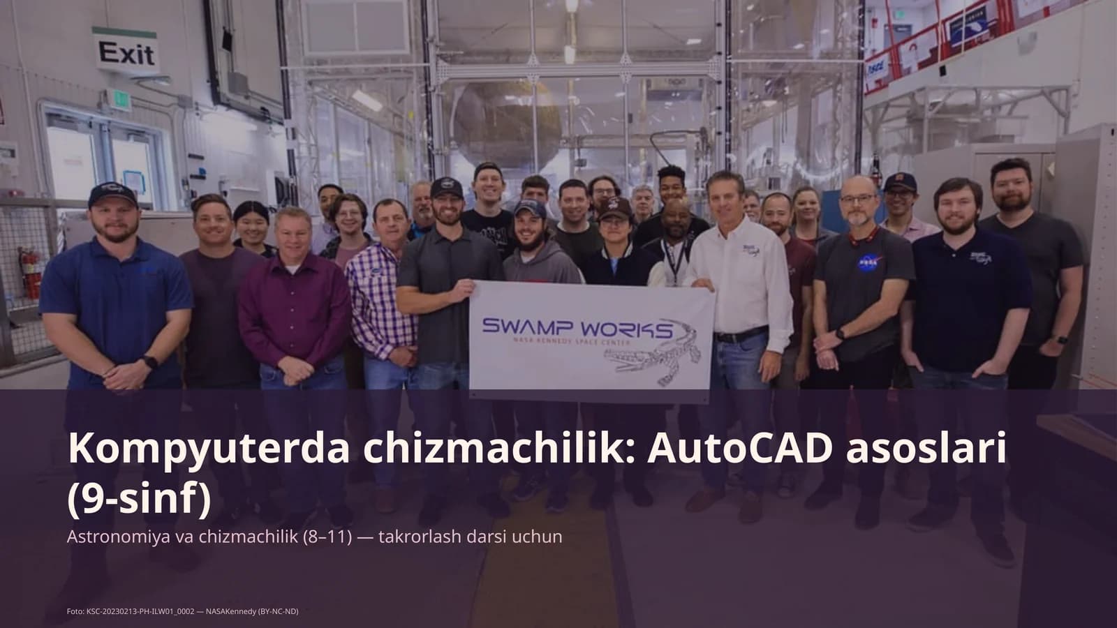 Kompyuterda chizmachilik: AutoCAD asoslari (9-sinf)
