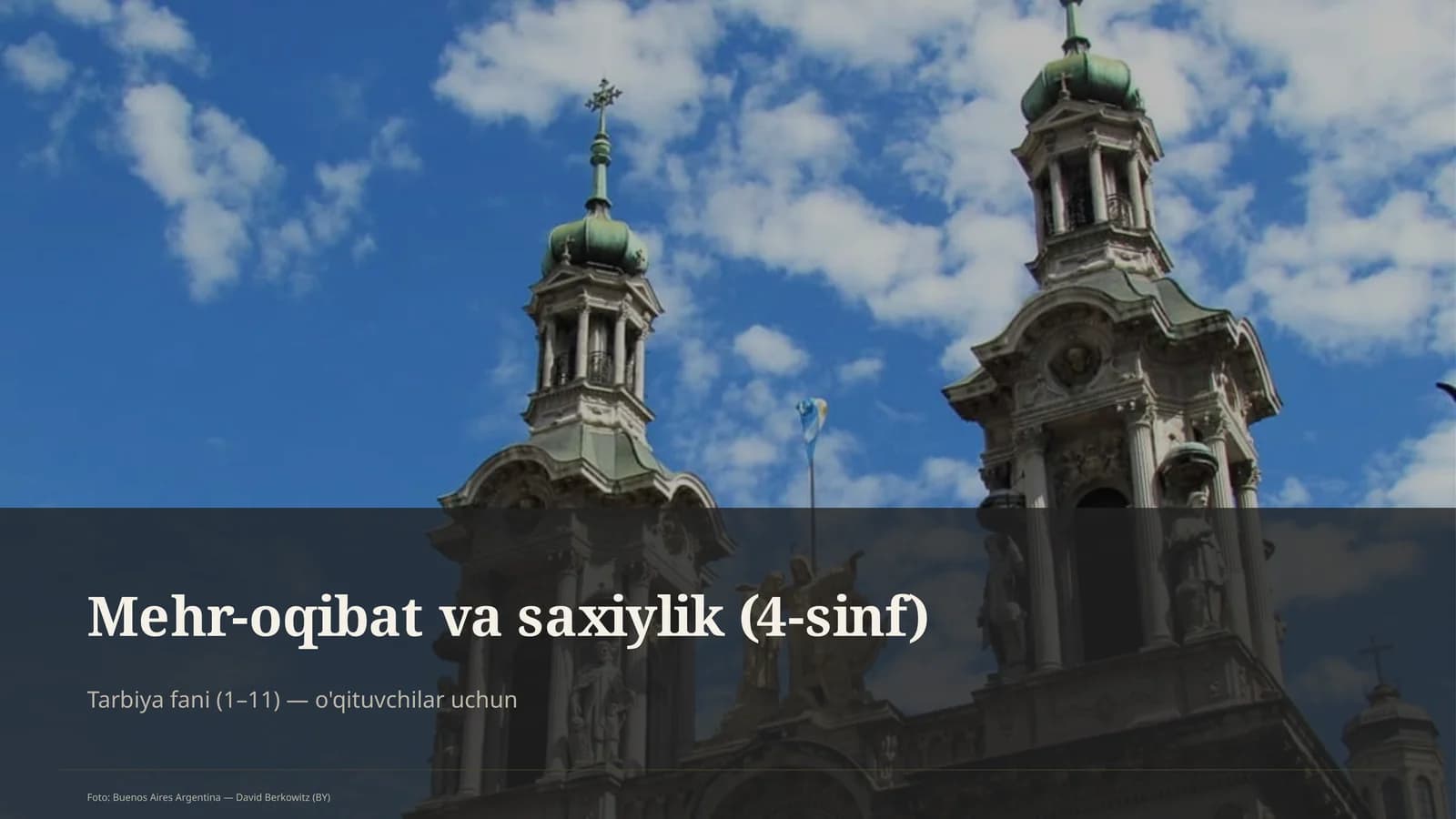 Mehr-oqibat va saxiylik (4-sinf)
