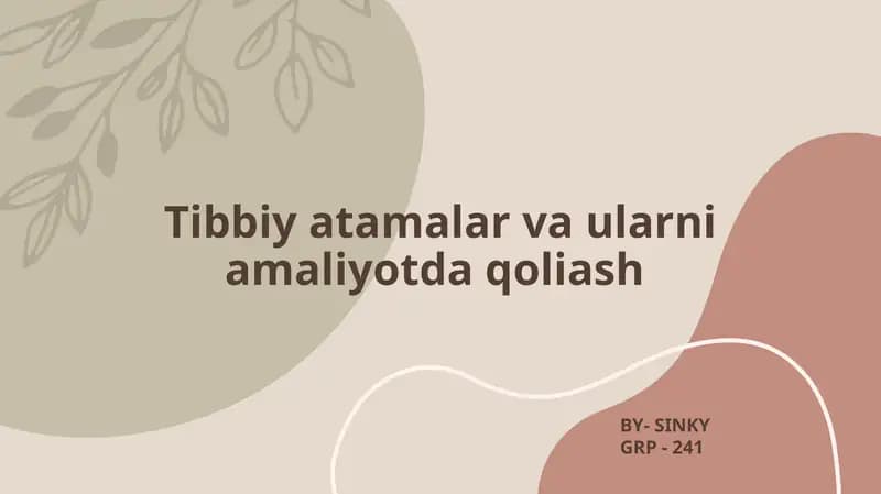 Tibbiyot
