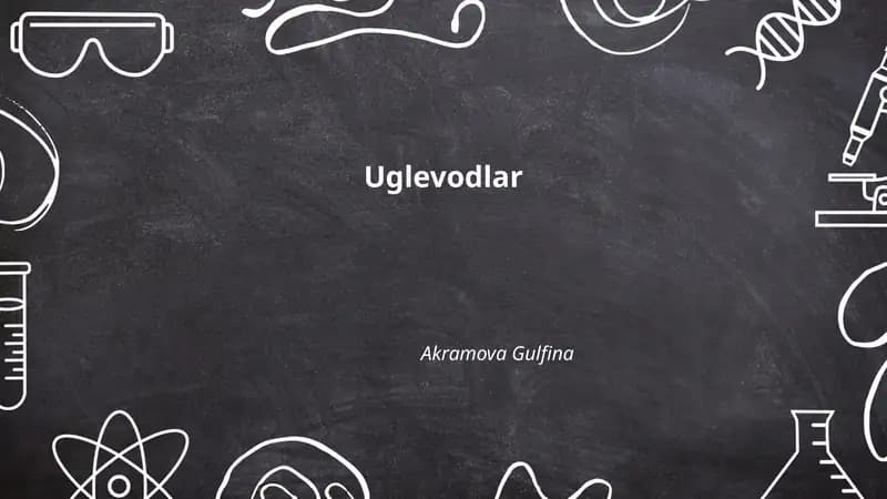 Uglevodlar