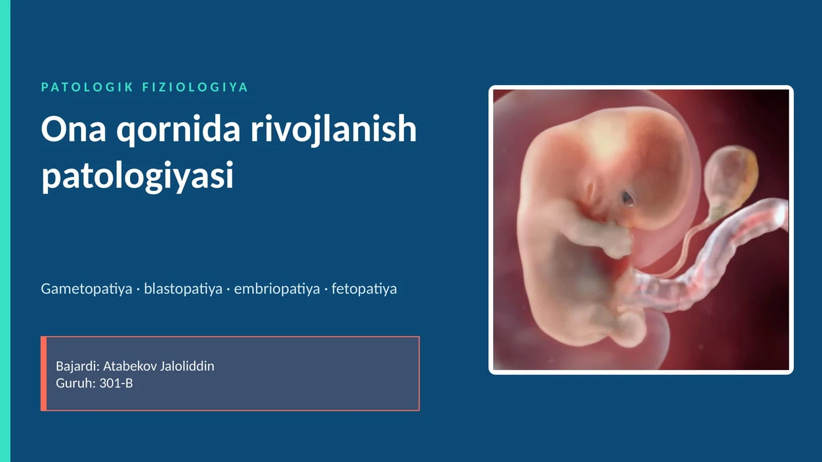PATOLOGIK FIZIOLOGIYA