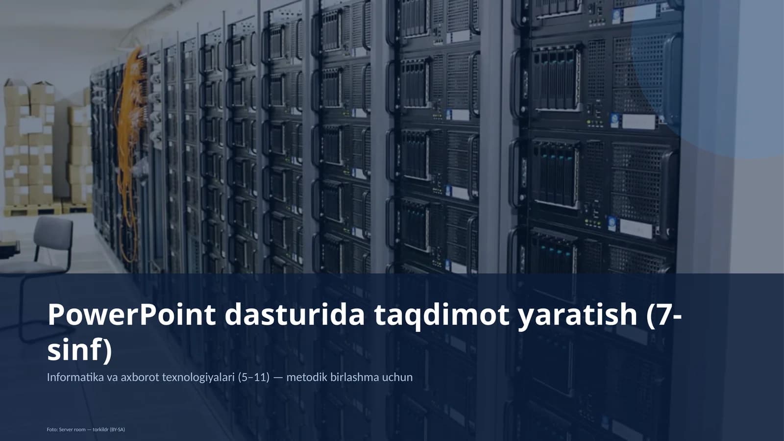 PowerPoint dasturida taqdimot yaratish (7-sinf)