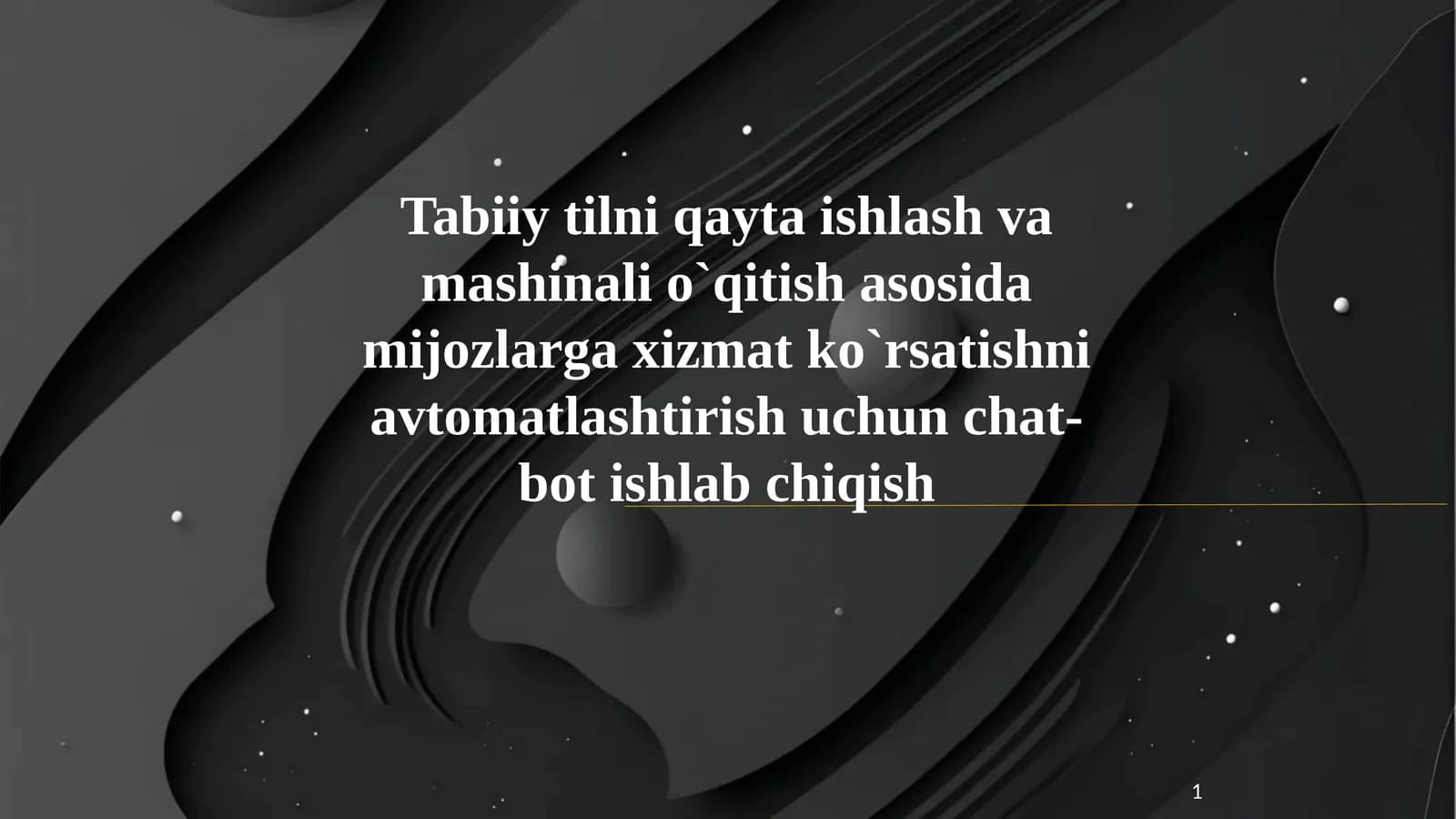 Xizmat ko'rsatishni avtomatlashtirish