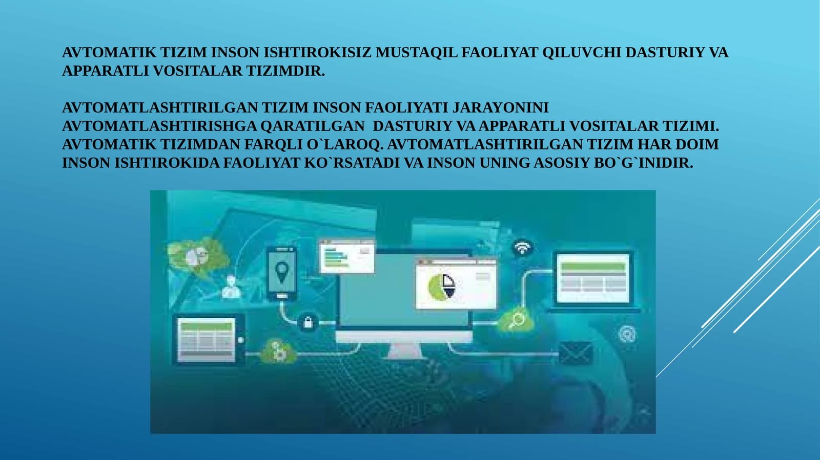 Avtomatiktizim va Inson faoliyati