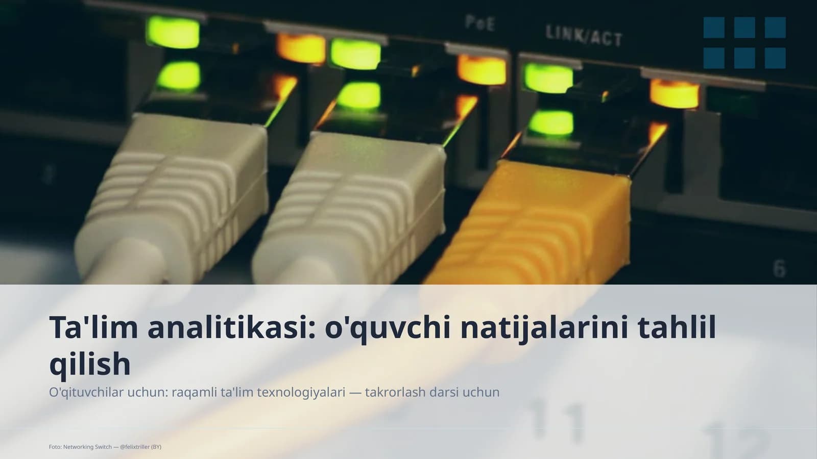 Ta'lim analitikasi: o'quvchi natijalarini tahlil qilish