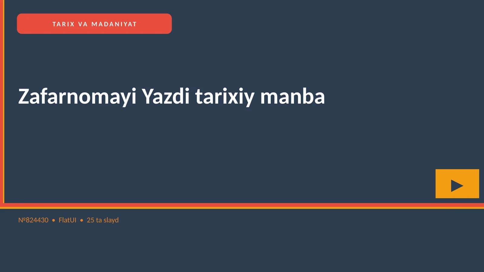 Zafarnomayi Yazdi tarixiy manba