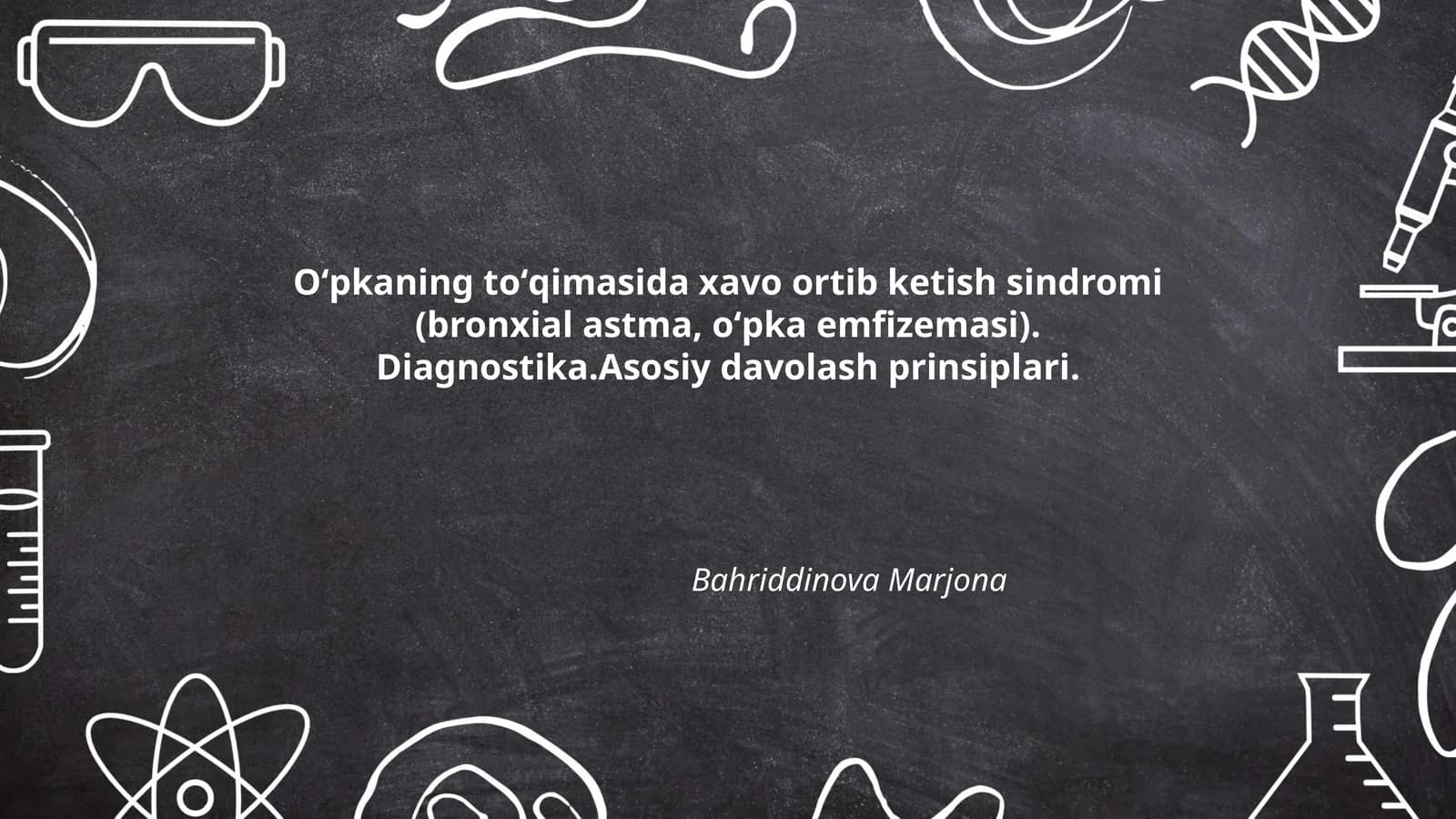 Oʻpkaning toʻqimasida xavo ortib ketish sindromi