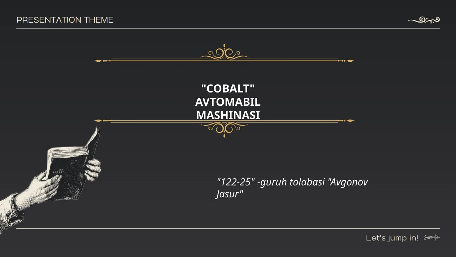 COBALT AVTOMOBIL MASHINASI