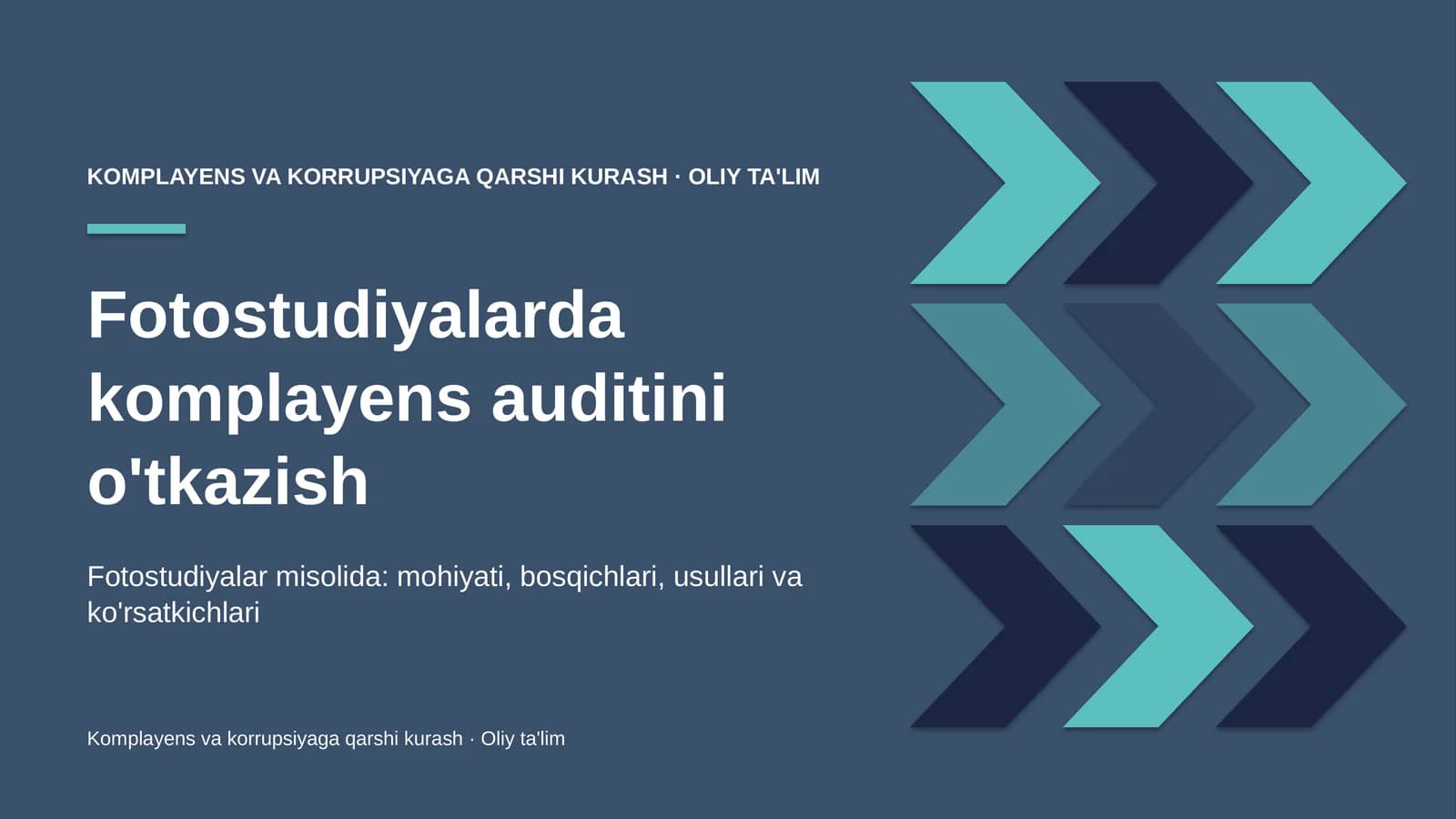 fotostudiyalarda komplayens auditini o'tkazish 3342