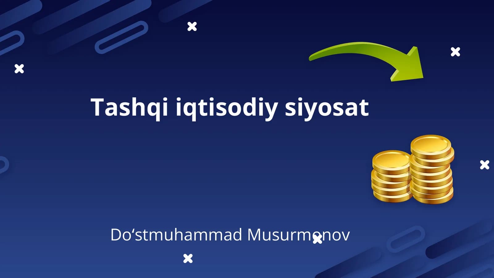 Tashqi iqtisodiy siyosat