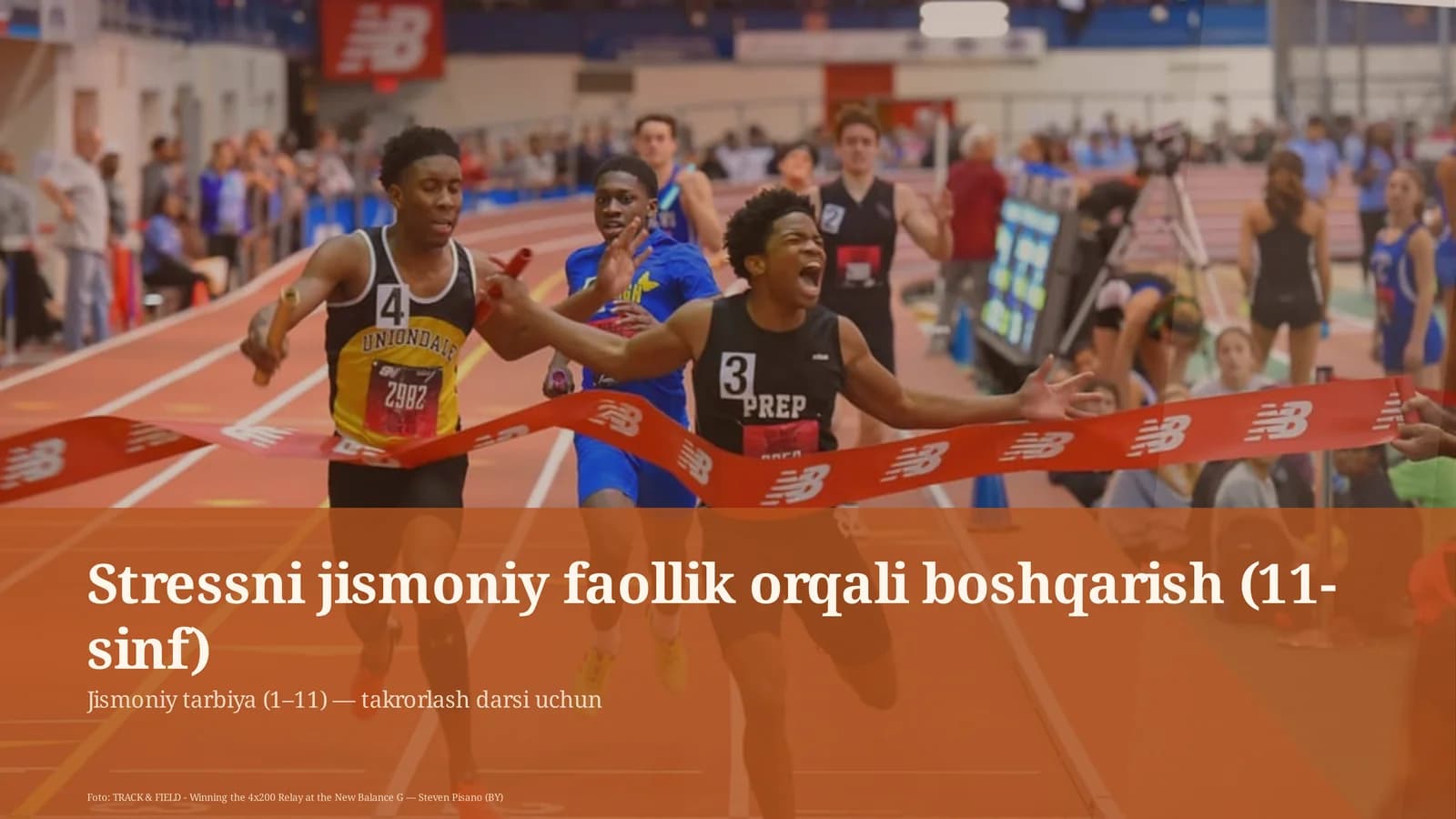 Stressni jismoniy faollik orqali boshqarish (11-sinf)