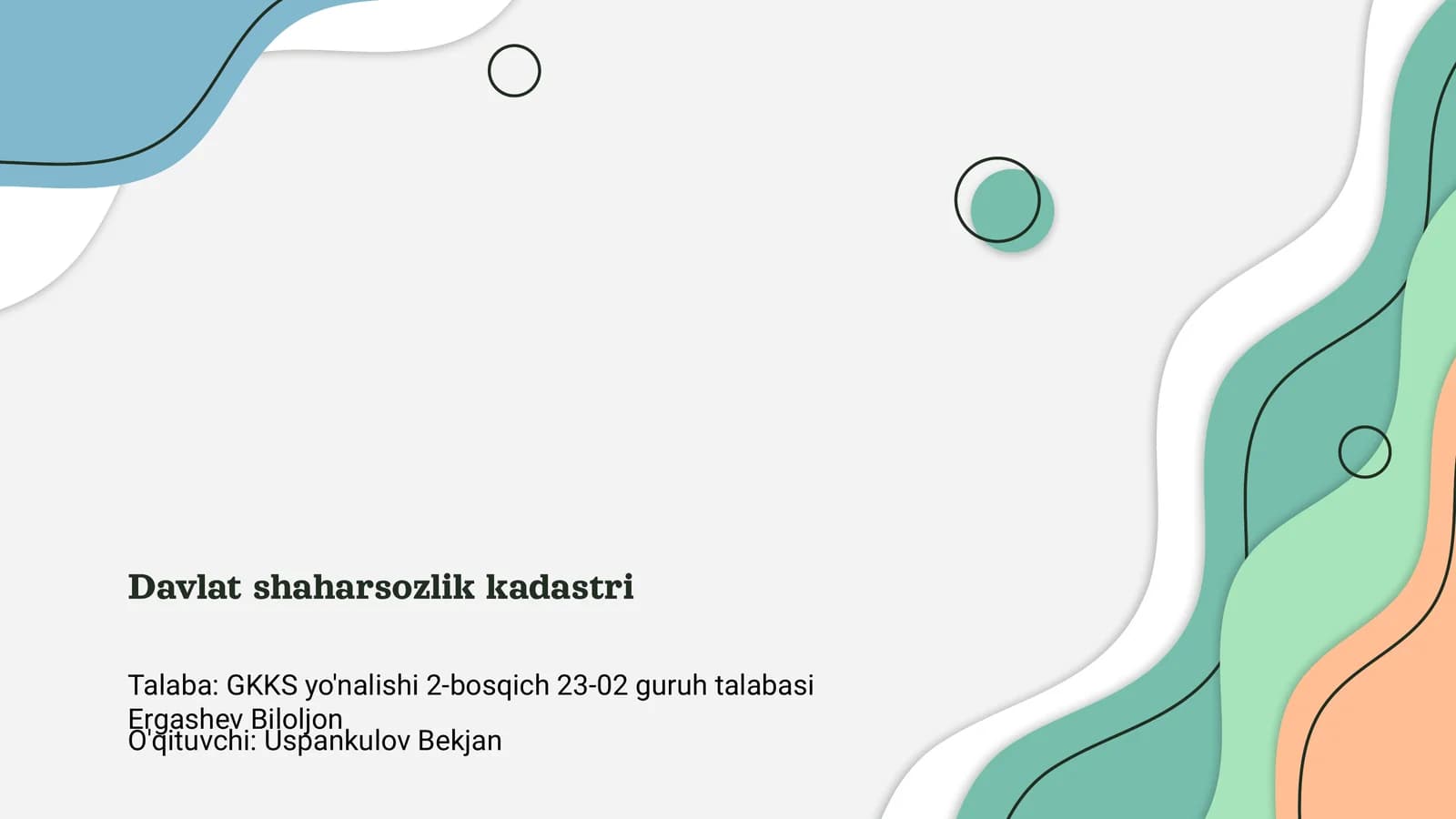 Davlat shaharsozlik kadastri