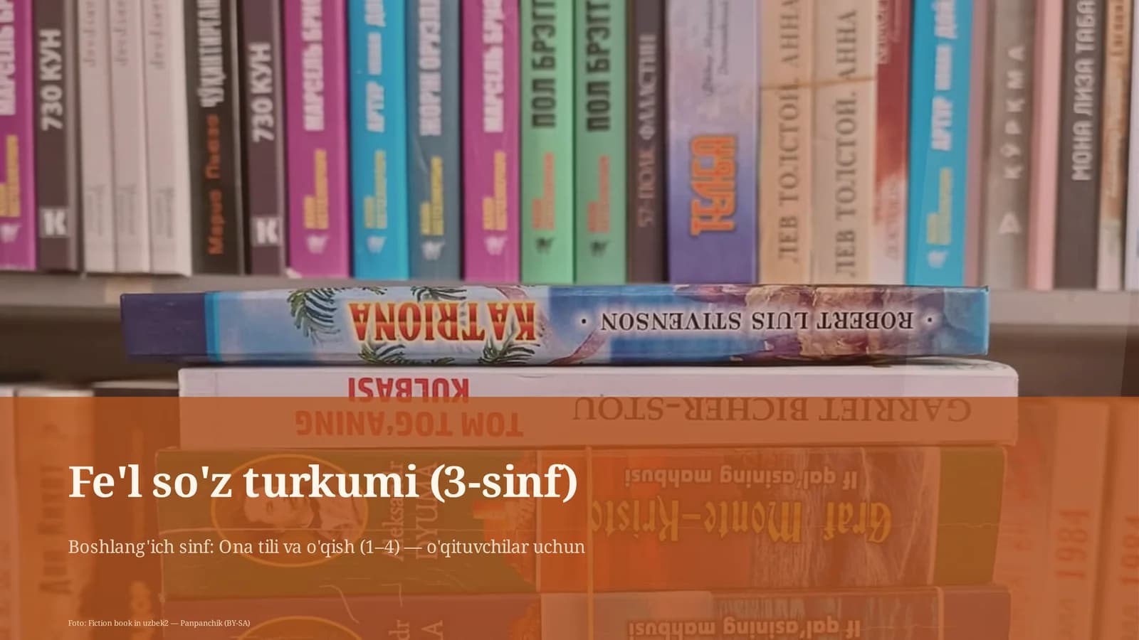 Fe'l so'z turkumi (3-sinf)
