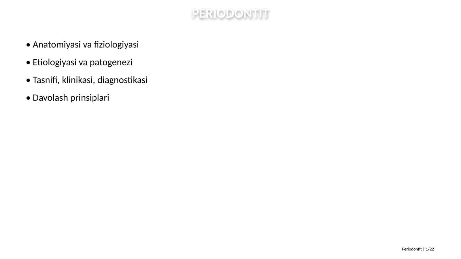 Periodontit