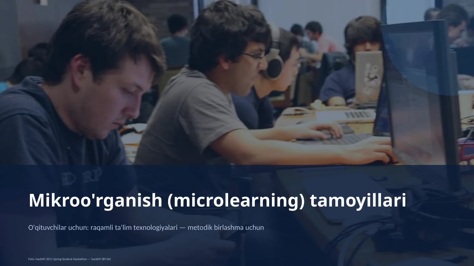 Mikroo'rganish (microlearning) tamoyillari