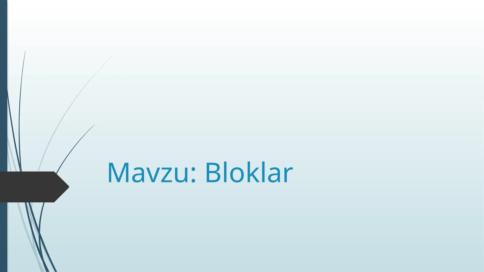 Bloklar