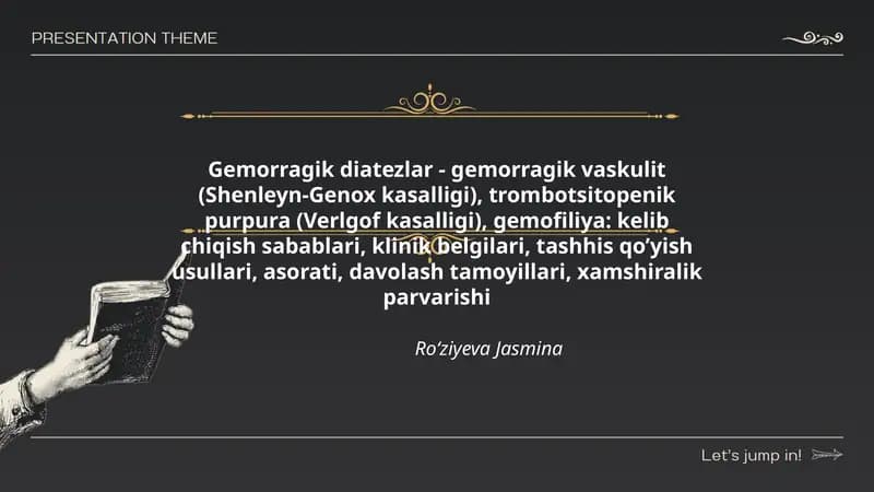 Gemorragik diatezlar