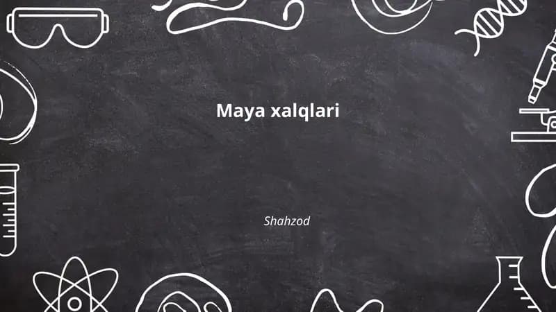 Maya xalqlari