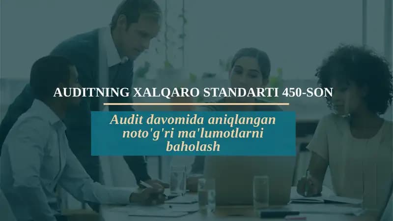 AUDITNING XALQARO STANDARTI 450-SON