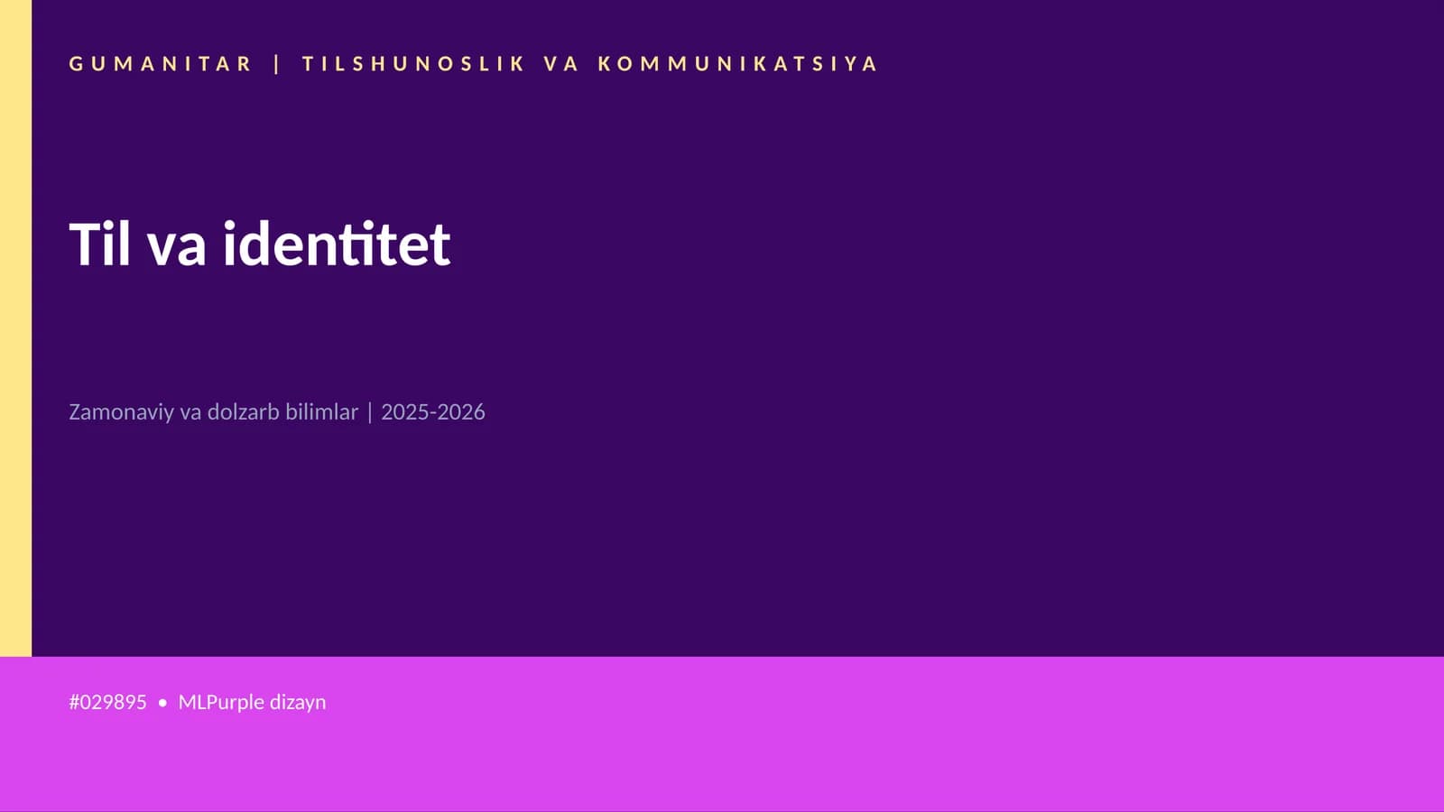 Til va identitet