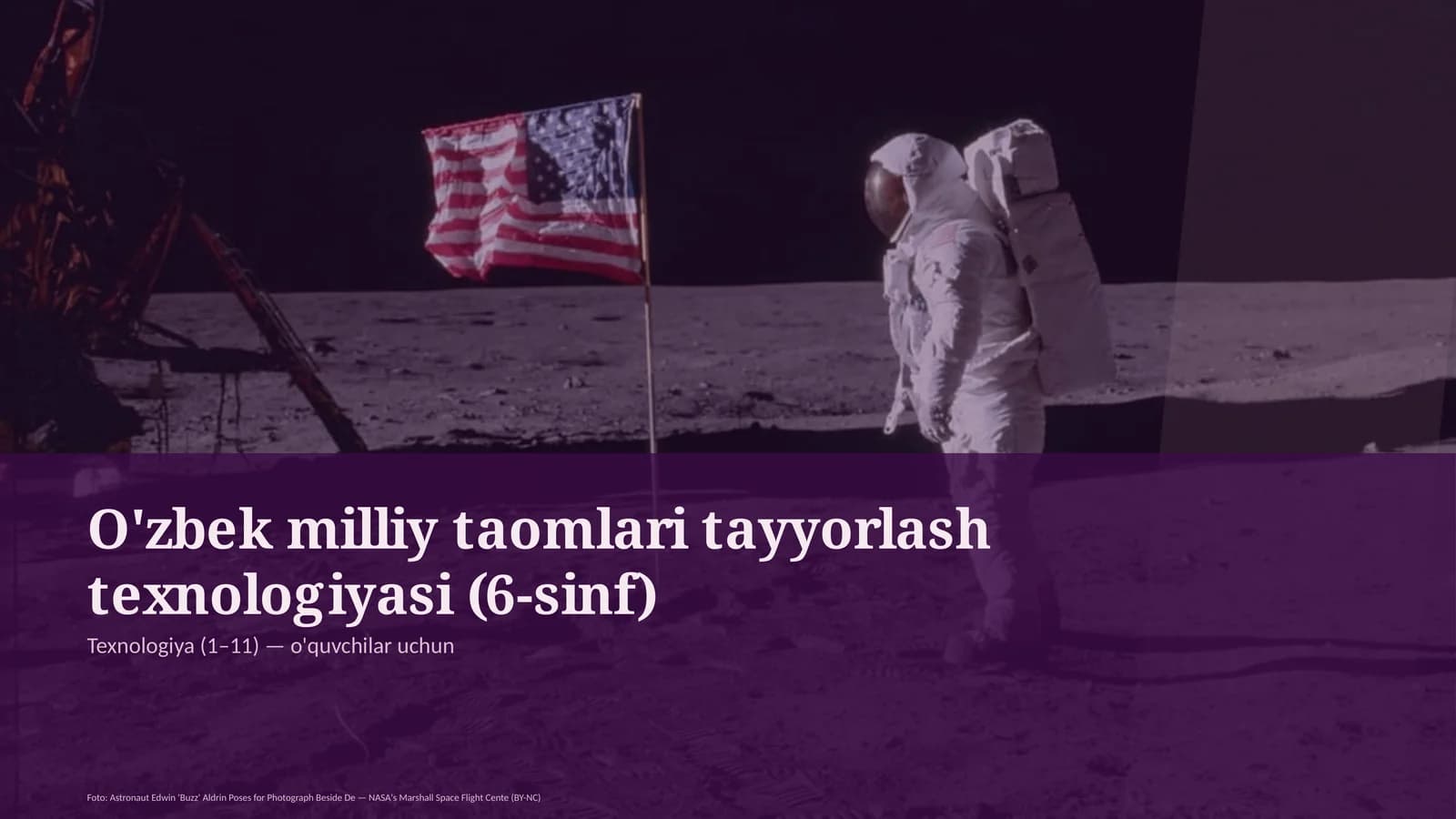 O'zbek milliy taomlari tayyorlash texnologiyasi (6-sinf)