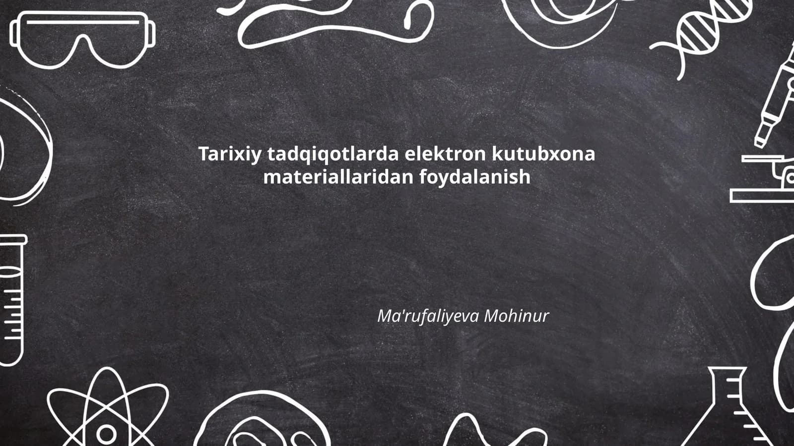 Tarixiy tadqiqotlarda elektron kutubxona materiallaridan foydalanish