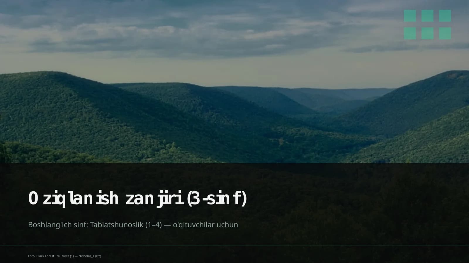 Oziqlanish zanjiri (3-sinf)