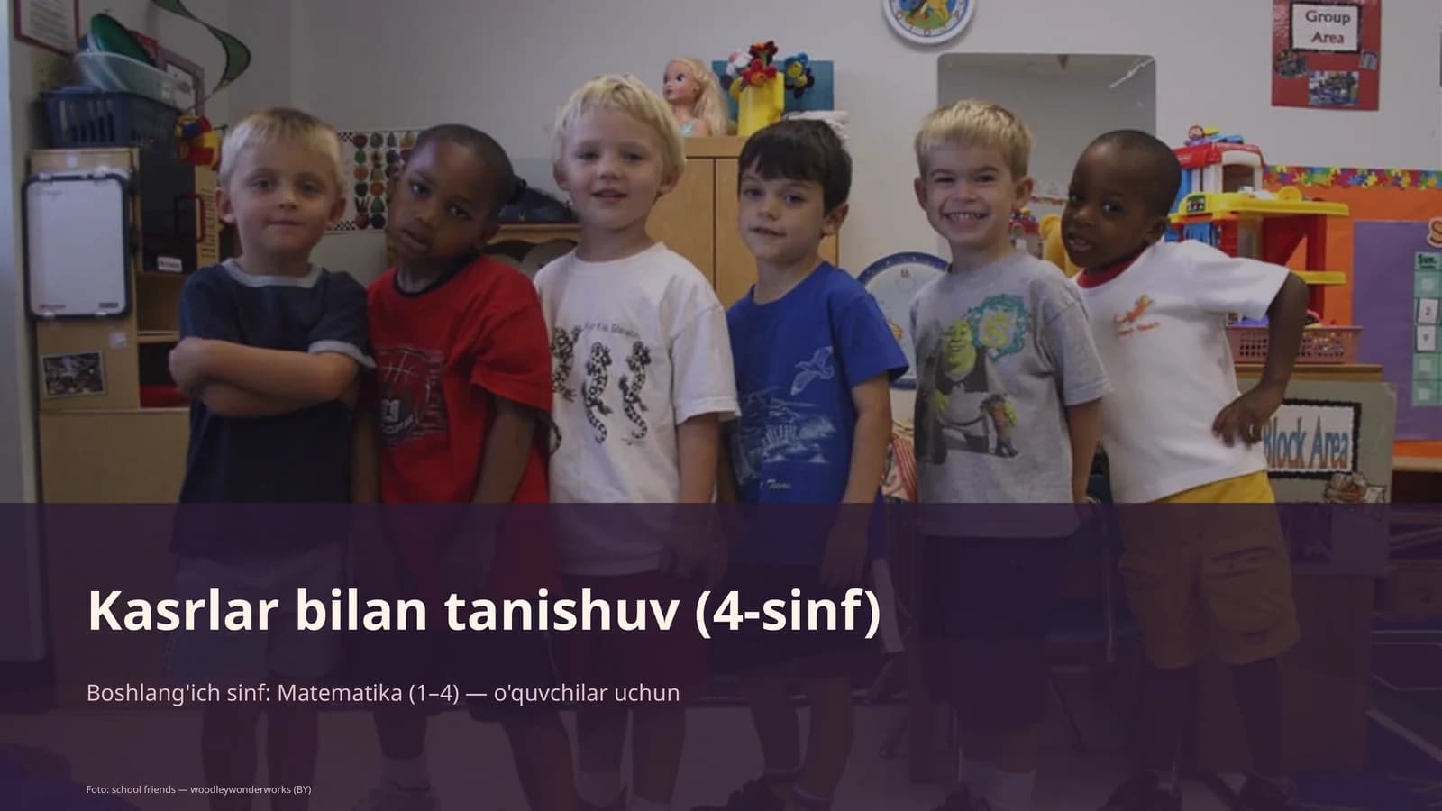 Kasrlar bilan tanishuv (4-sinf)