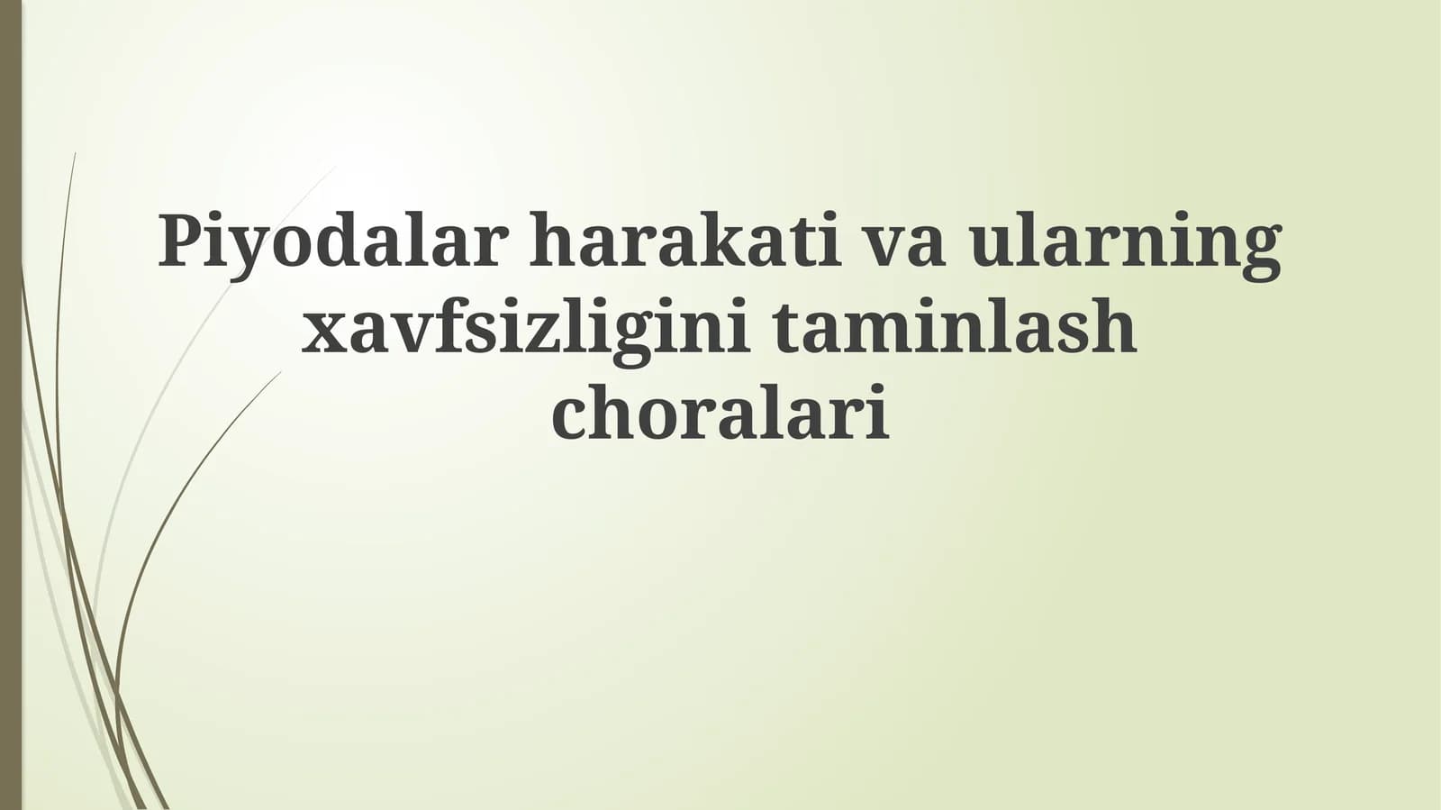 Piyodalar harakati: Tushuncha va ahamiyat