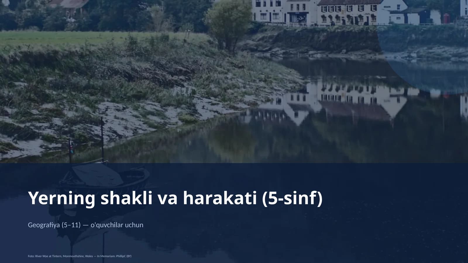 Yerning shakli va harakati (5-sinf)