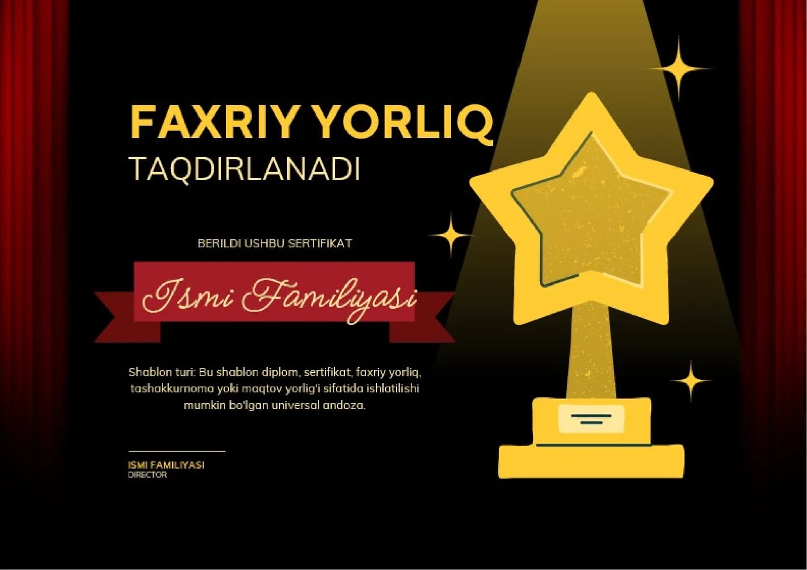 FAXRIY YORLIQ