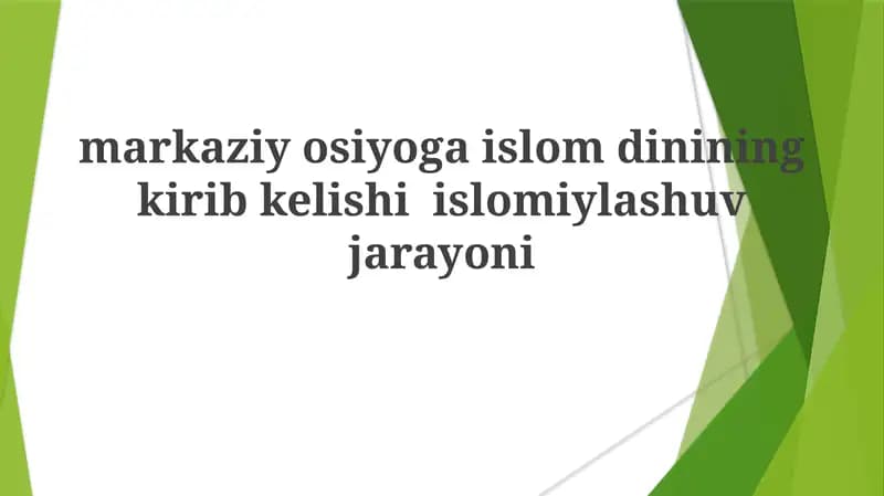 Arablar istilosi: Dastlabki bosqichlar va oqibatlari