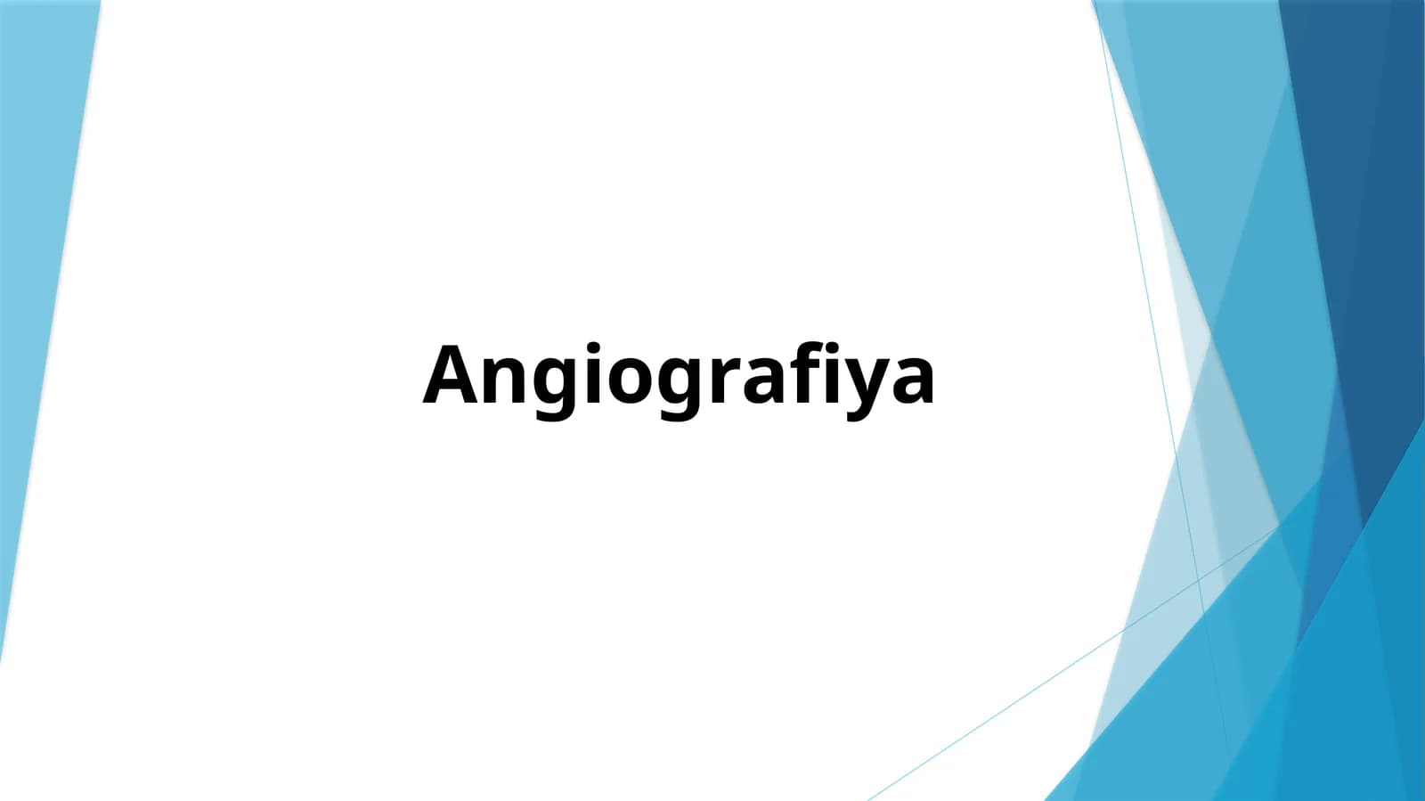 Angiografiya