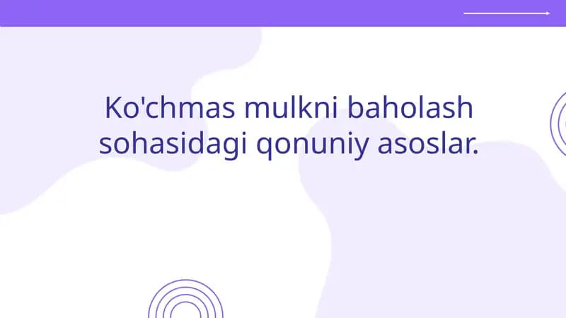 Baholash Qonunlari