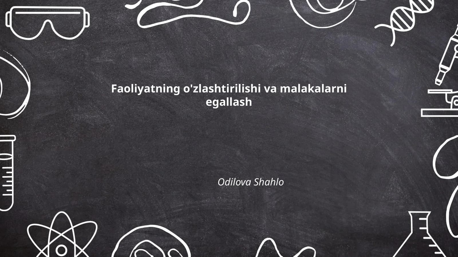Maqsadli o'quv dasturlari tuzish