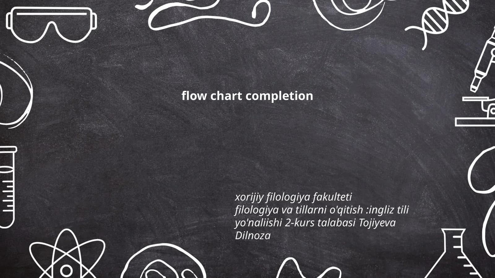 flow chart completion