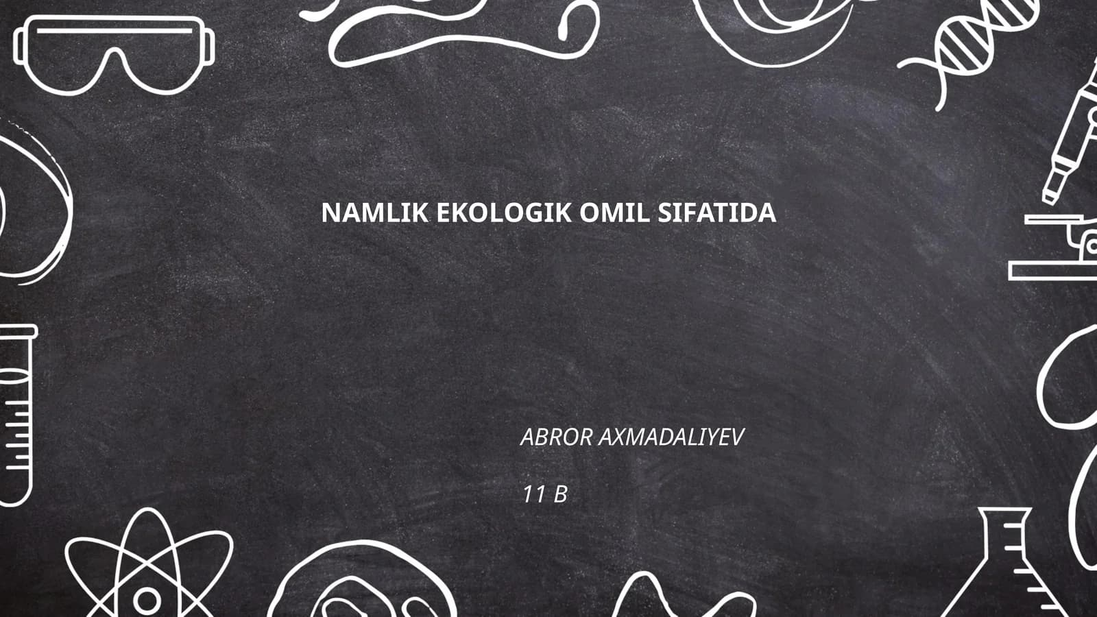 NAMLIK EKOLOGIK OMIL SIFATIDA