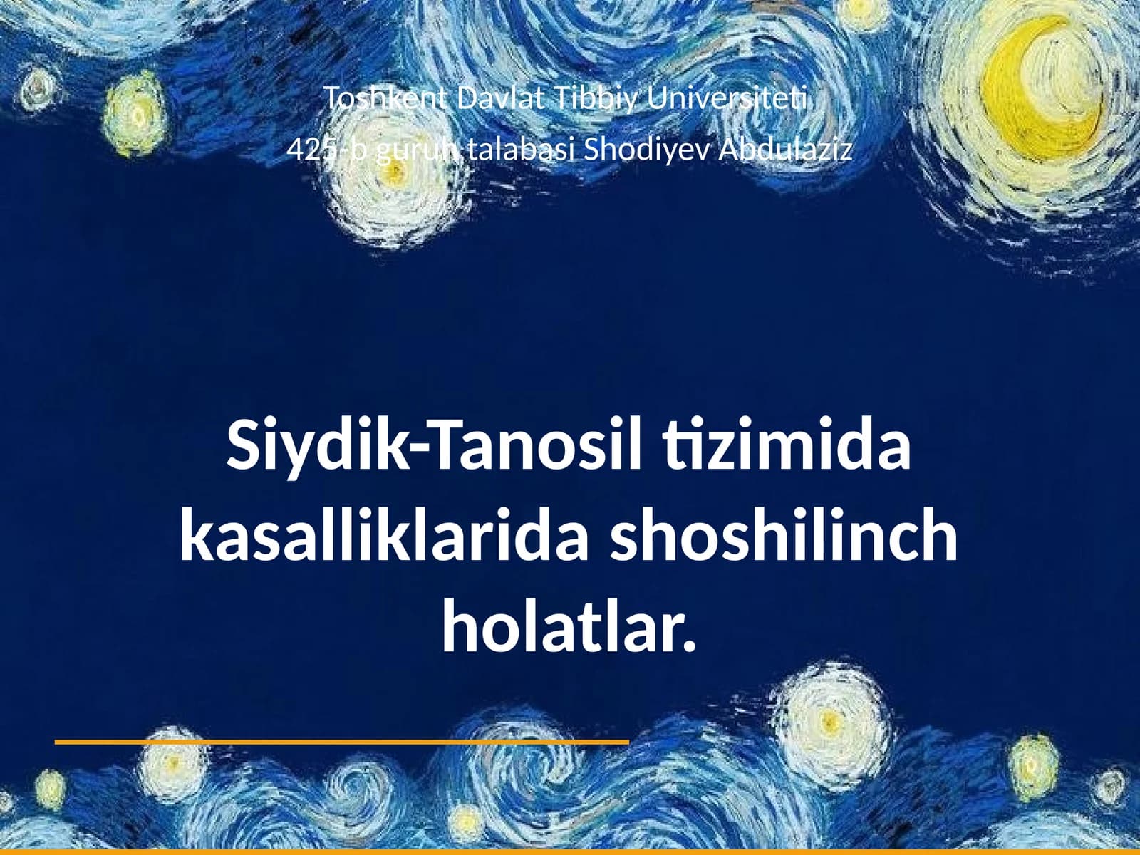Siydik-Tanosil tizimi