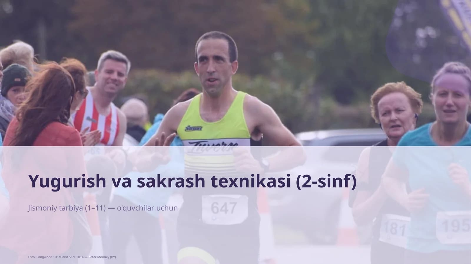 Yugurish va sakrash texnikasi (2-sinf)