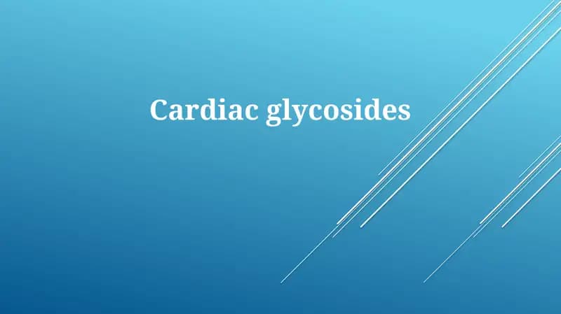 Cardiac glycosides