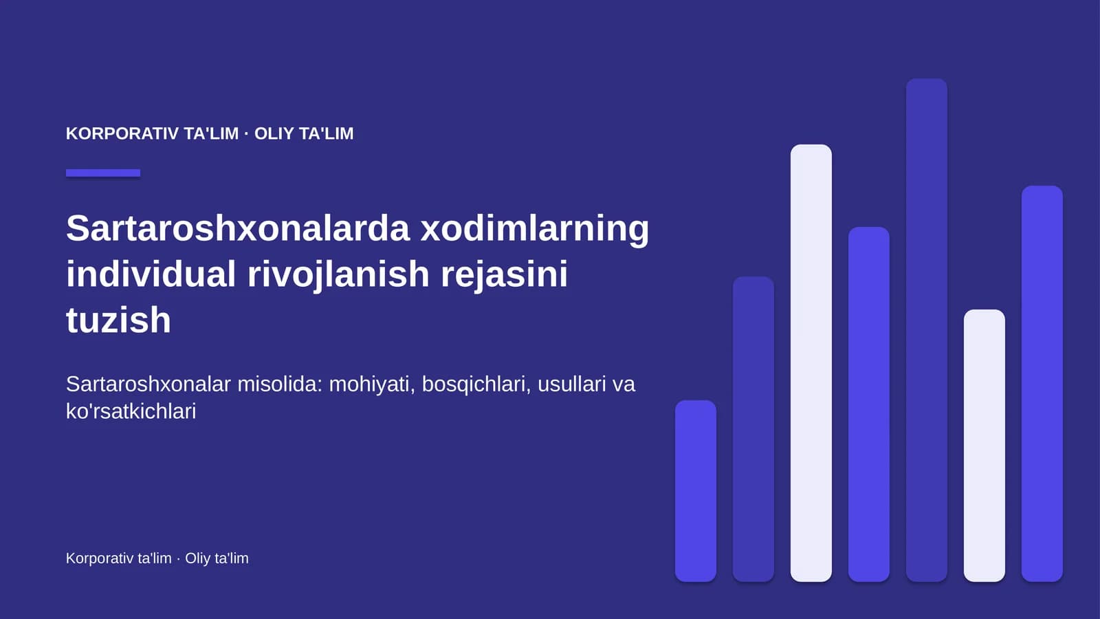 sartaroshxonalarda xodimlarning individual rivojlanish rejasini tuzish 5299
