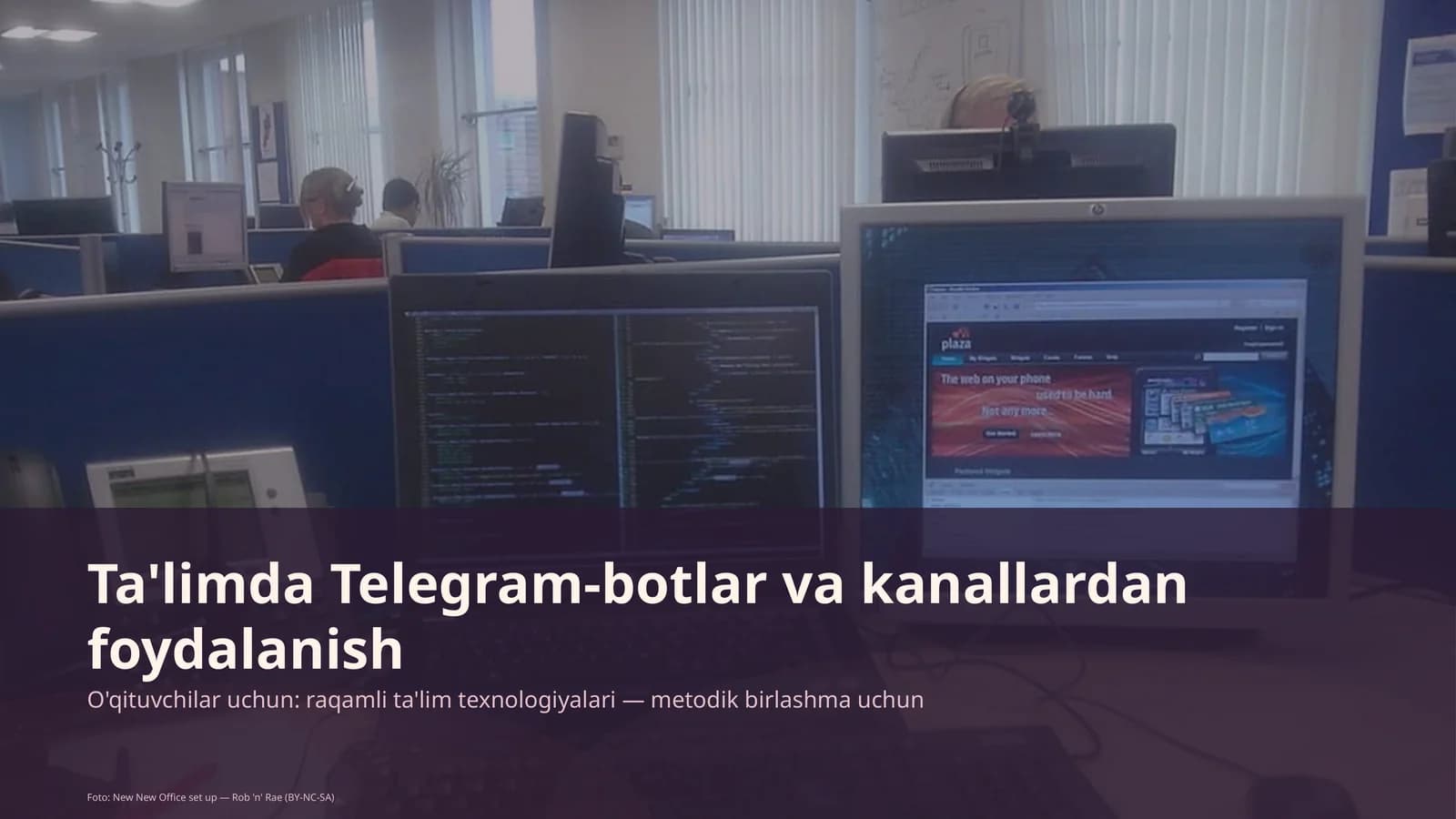 Ta'limda Telegram-botlar va kanallardan foydalanish