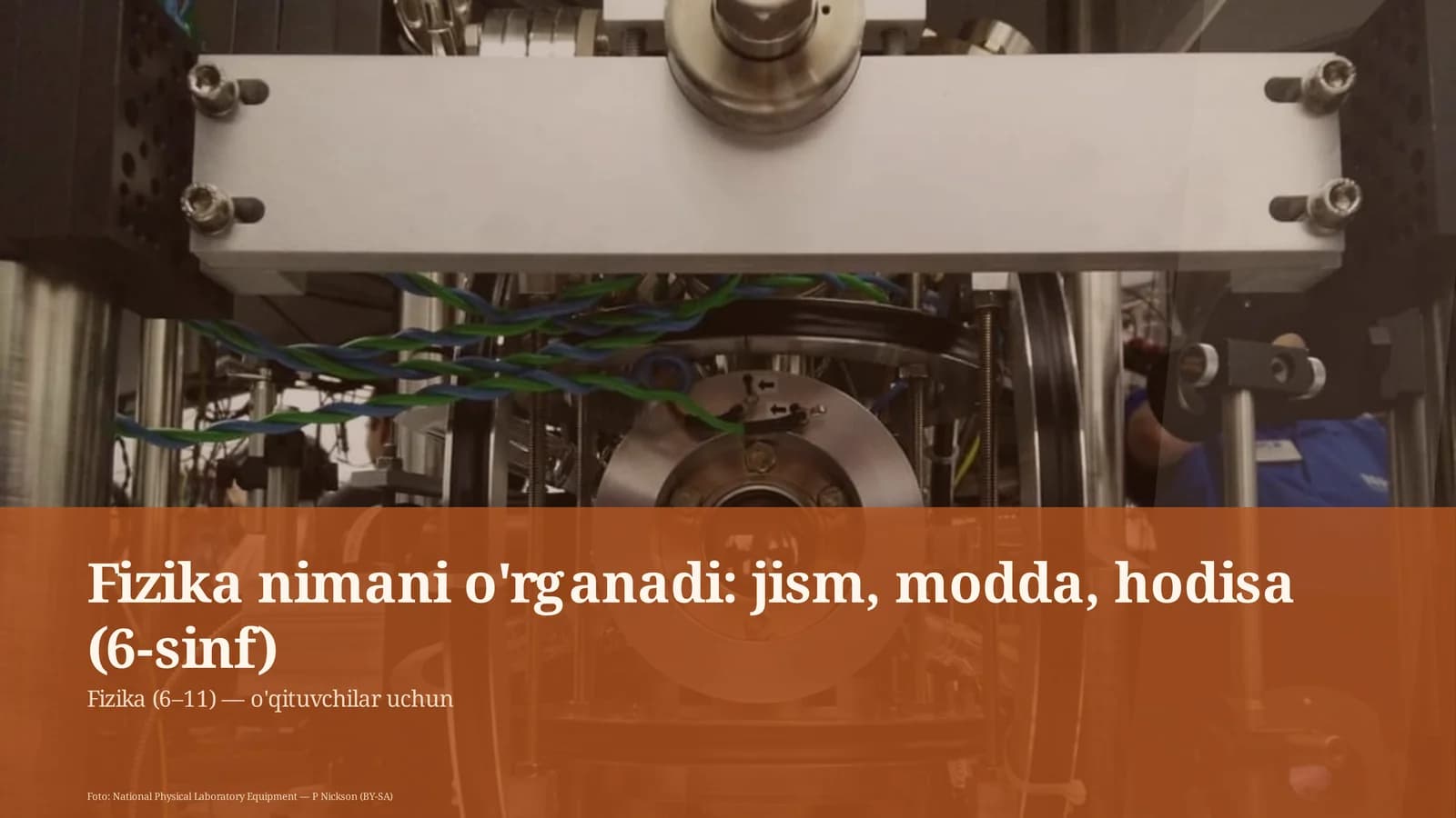 Fizika nimani o'rganadi: jism, modda, hodisa (6-sinf)