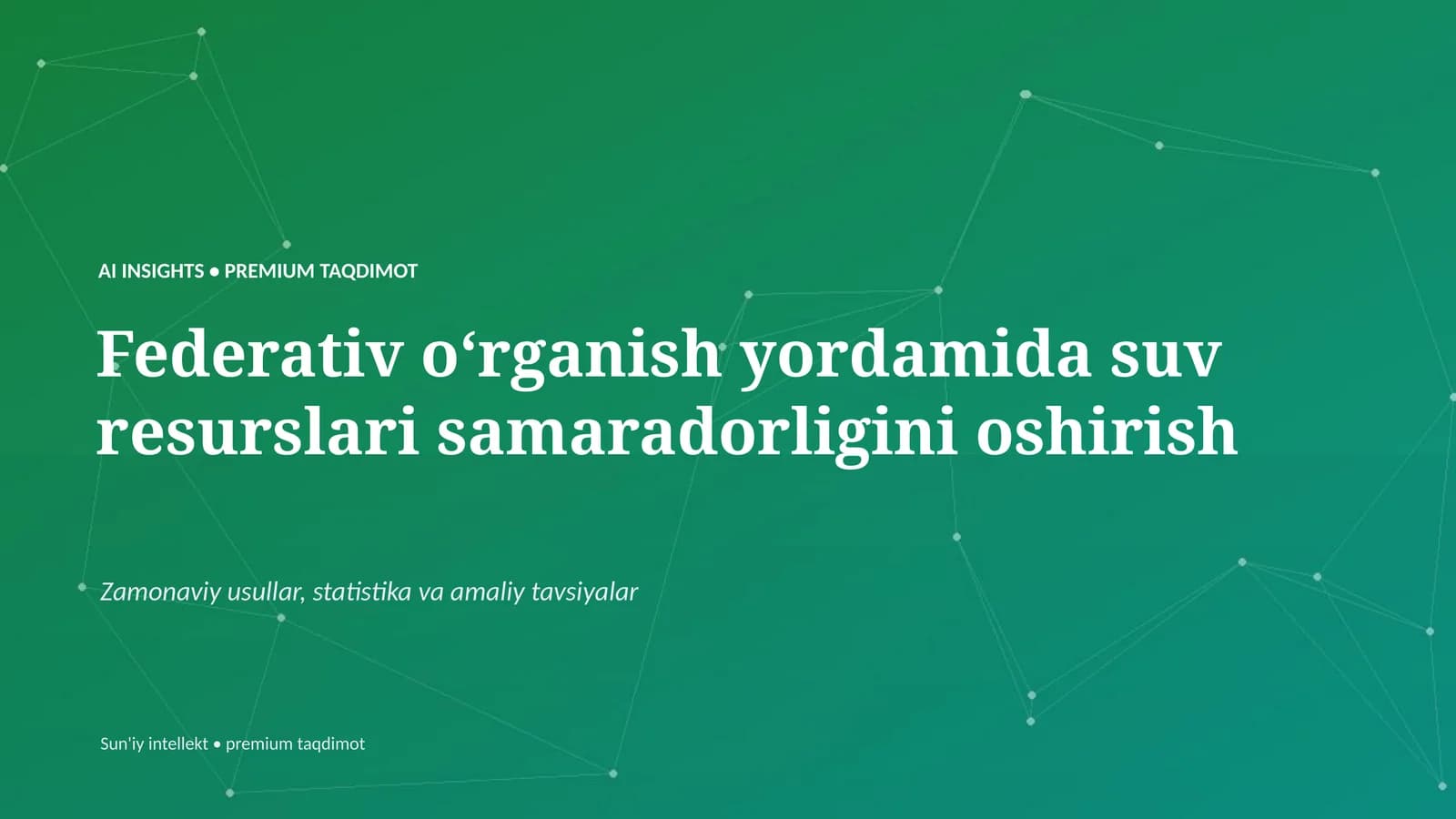 PREMIUM TAQDIMOT