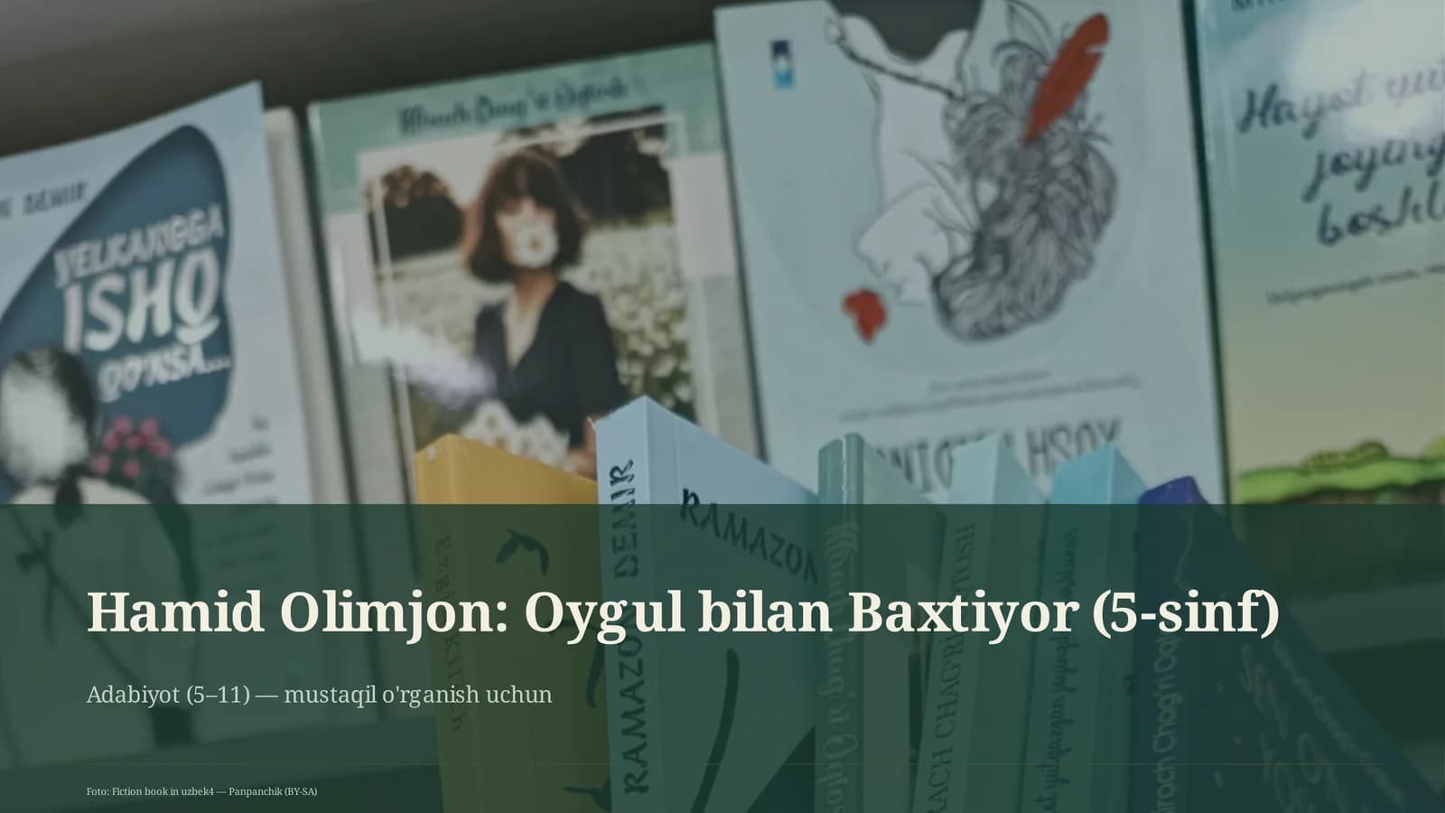 Adabiyot (5–11) — mustaqil o'rganish