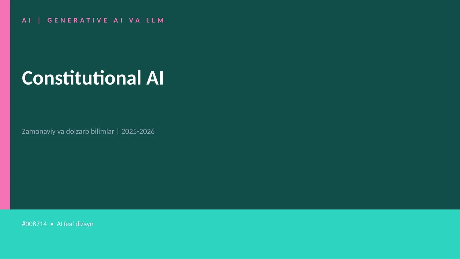 GENERATIVE AI VA LLM