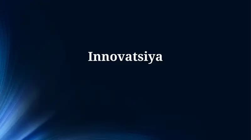 Innovatsiya