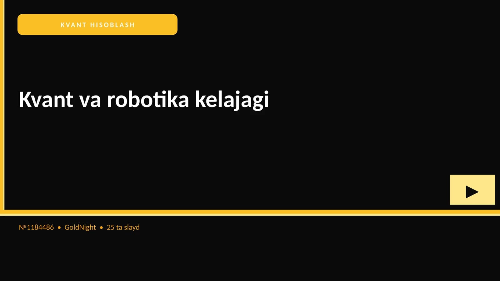 KVANT HISOBLASH