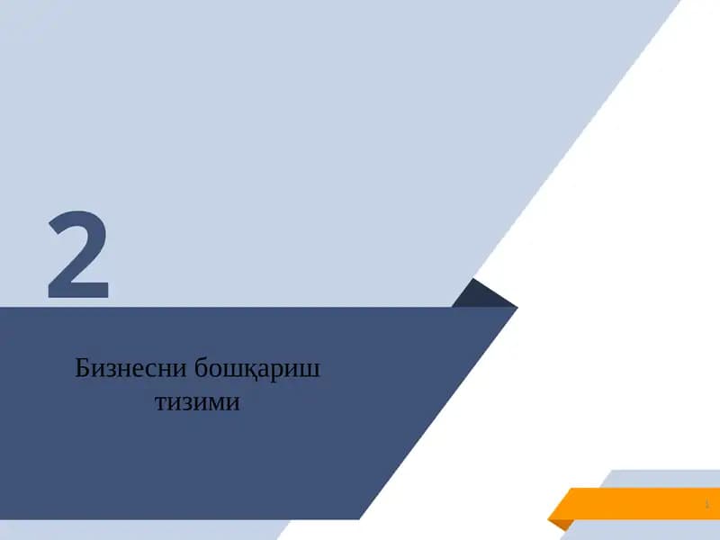 Бизнеснибошқариштизими